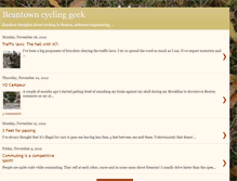 Tablet Screenshot of beantowncyclist.com